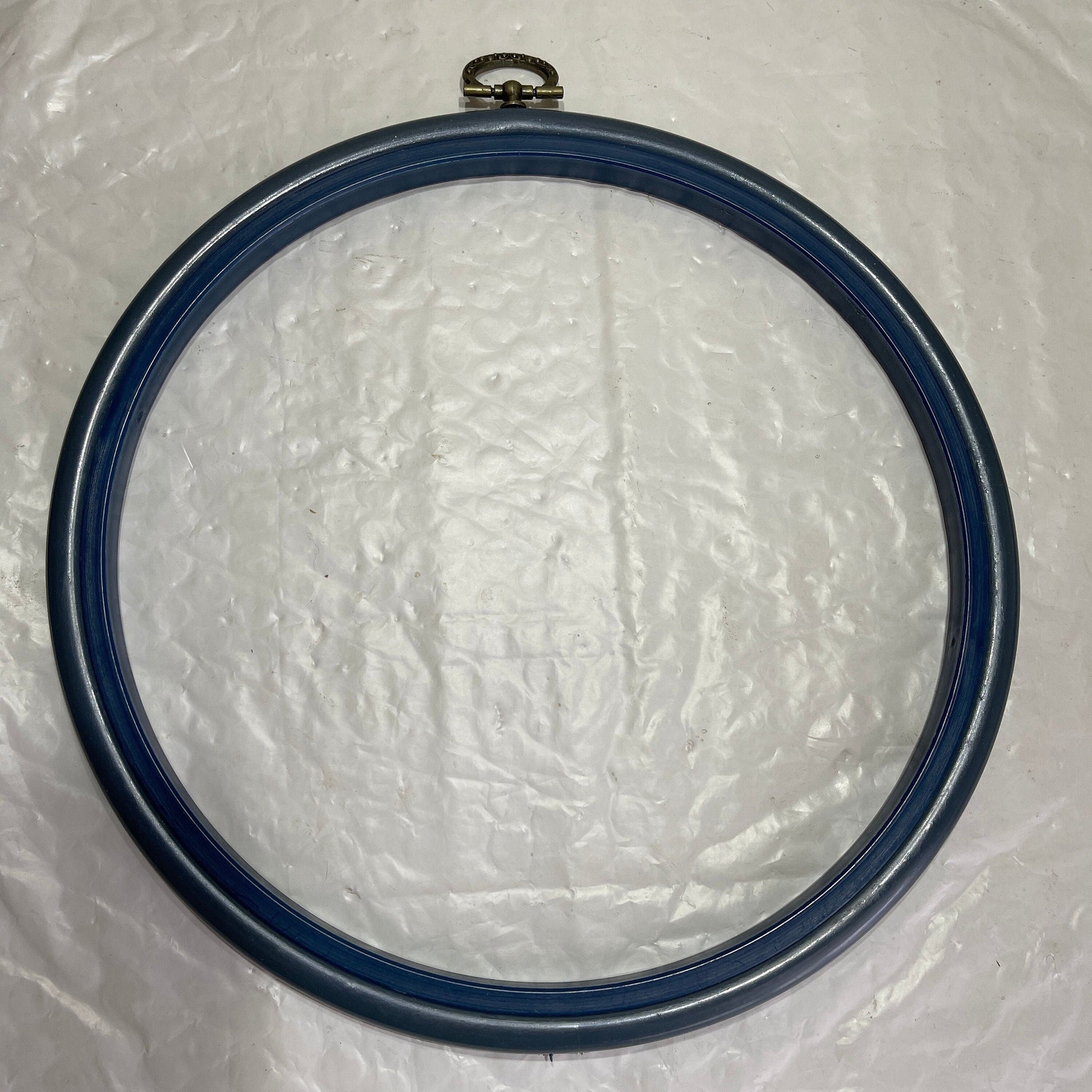 Flexi-Hoop 8 Inch Round Blue Vintage Cross Stitch Tool