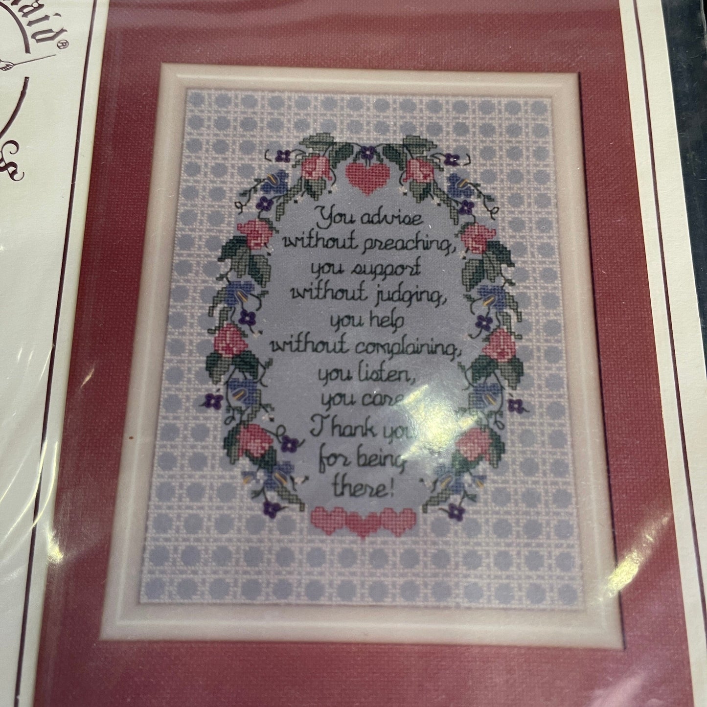 Needle Maid Designs Appreciation Sampler Counted Cross Stitch Chart