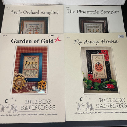 Hillside Samplings Choice of 4 Vintage 1990s Counted Cross Stitch Charts See Pictures and Variations*