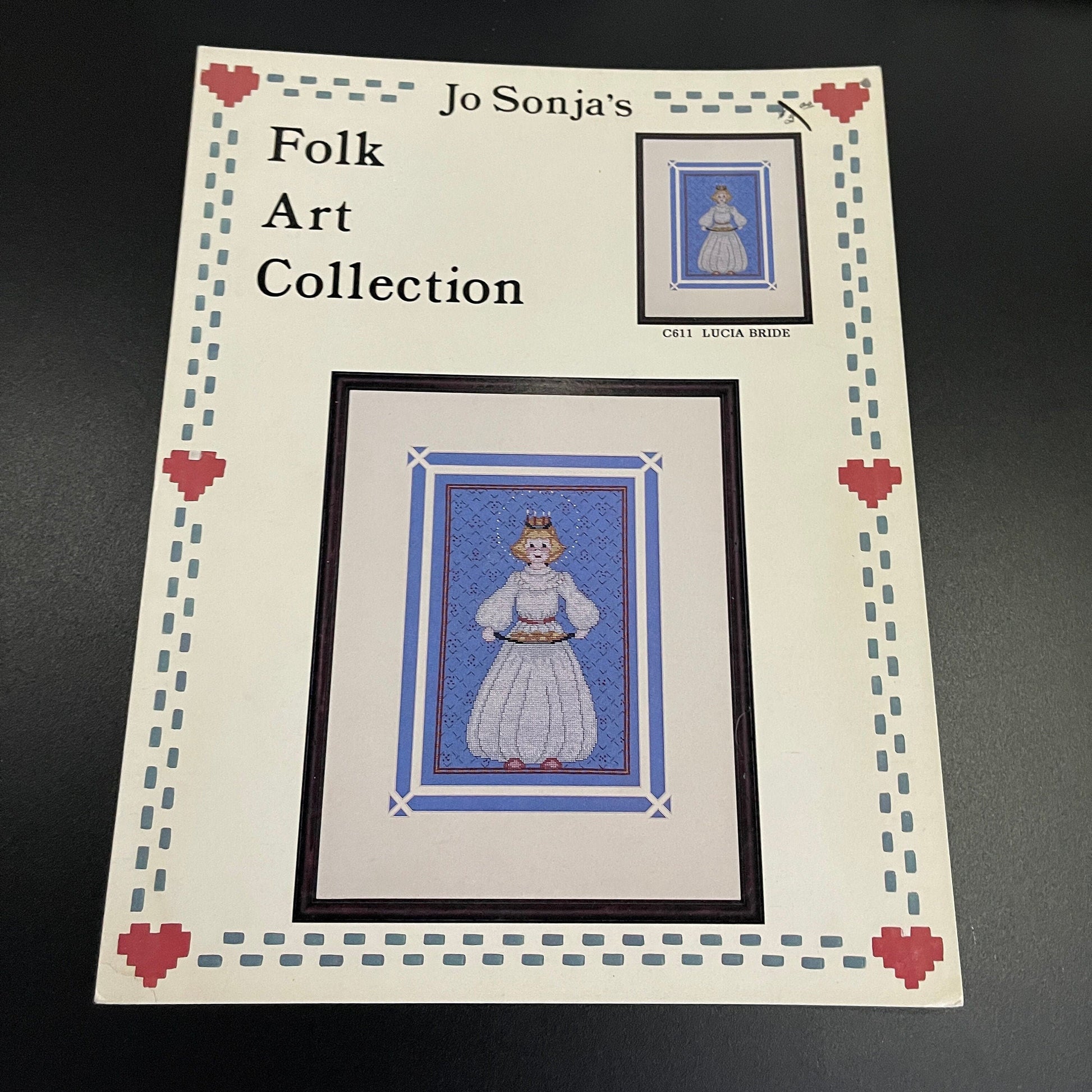 Jo Sonja&#39;s Folk Art Collection Choice Of 3 Vintage 1985 Counted Cross Stitch Charts See Pictures and Variations*