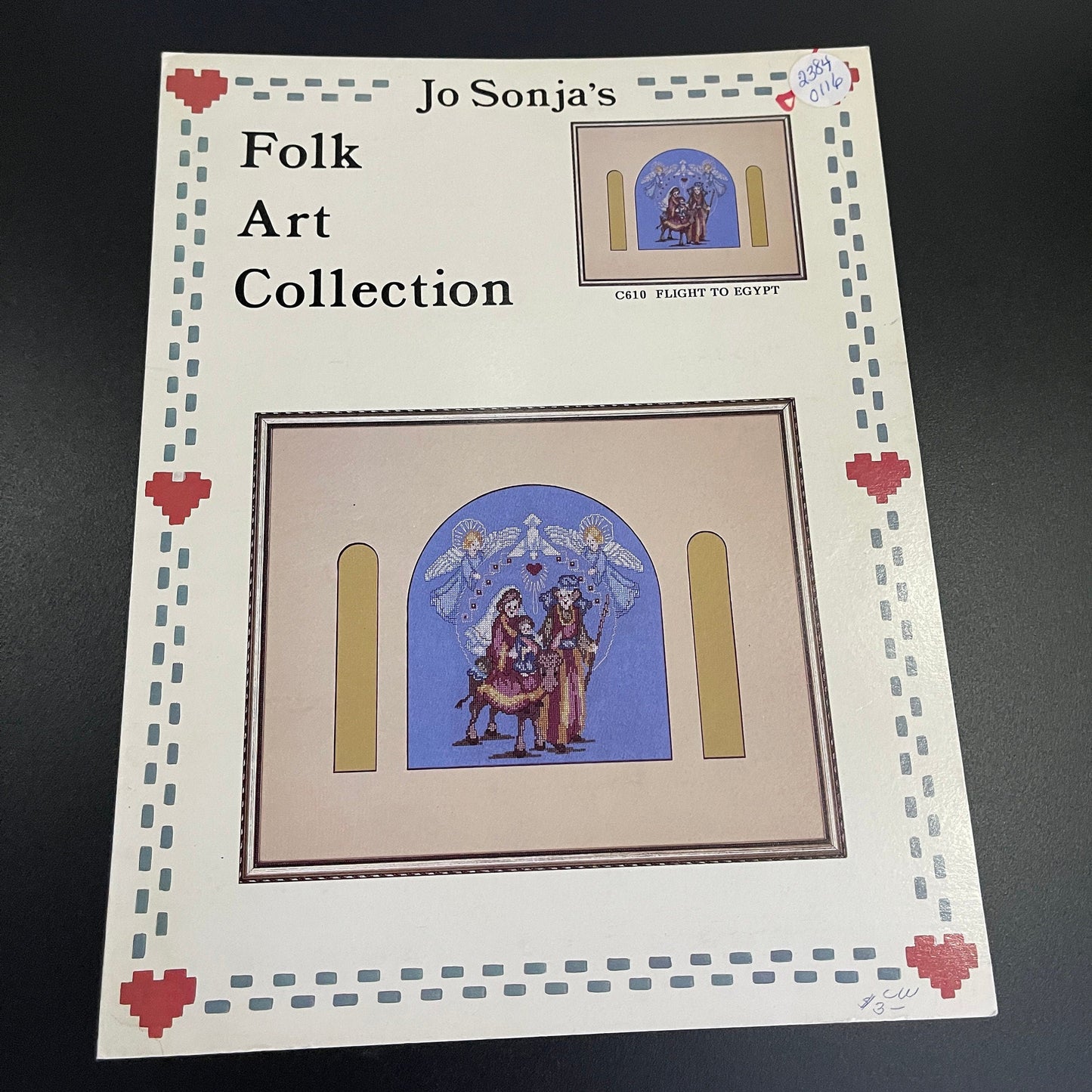 Jo Sonja&#39;s Folk Art Collection Choice Of 3 Vintage 1985 Counted Cross Stitch Charts See Pictures and Variations*