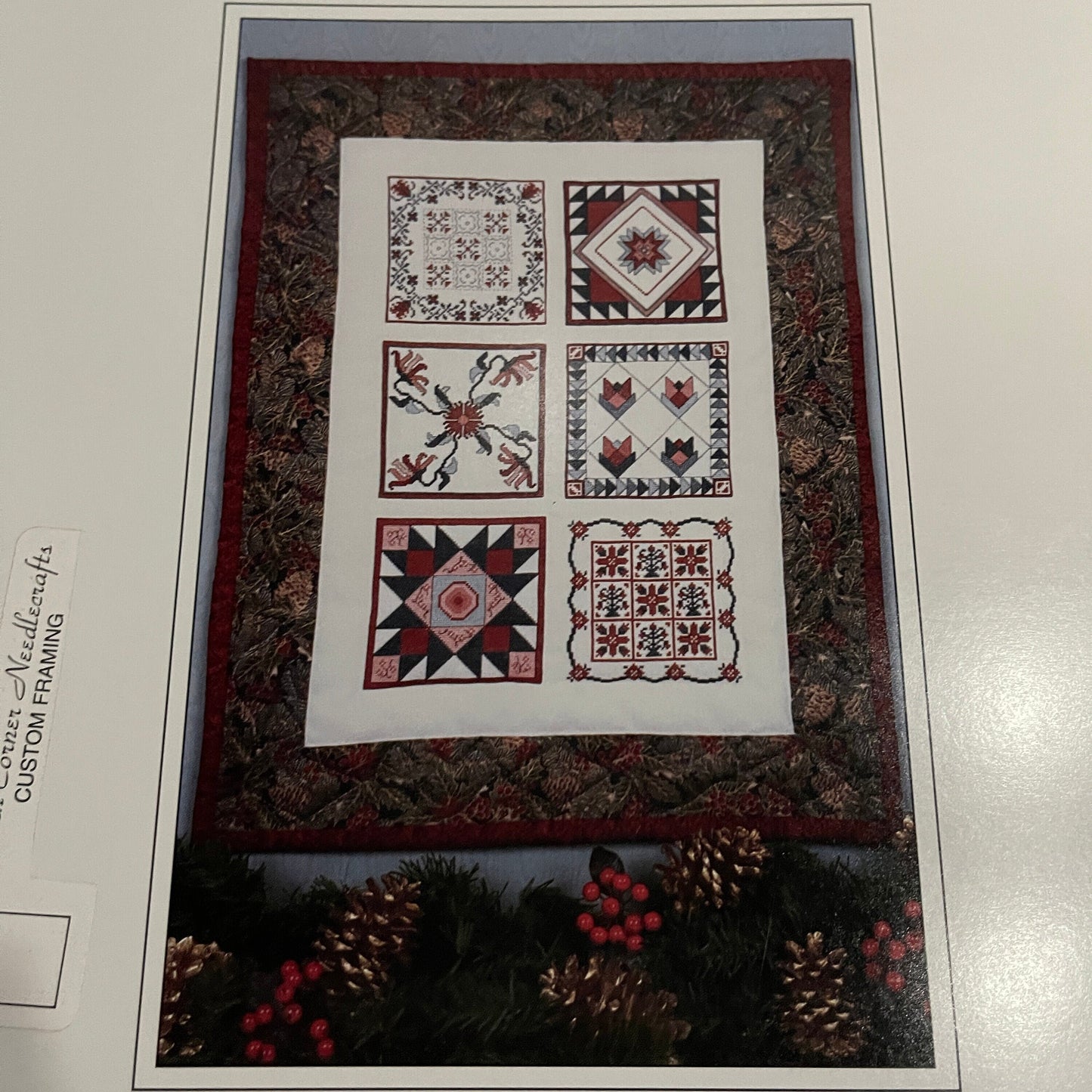 Canterbury Designs Quilts-A-Plenty # 1 Leaflet 50 Vintage 1997 Counted Cross Stitch Chart