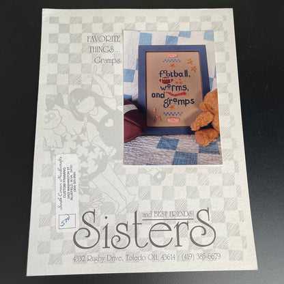 Sisters and Best Friends Choice of Vintage Counted Cross Stitch Charts See Pictures Descriptions and Variations*