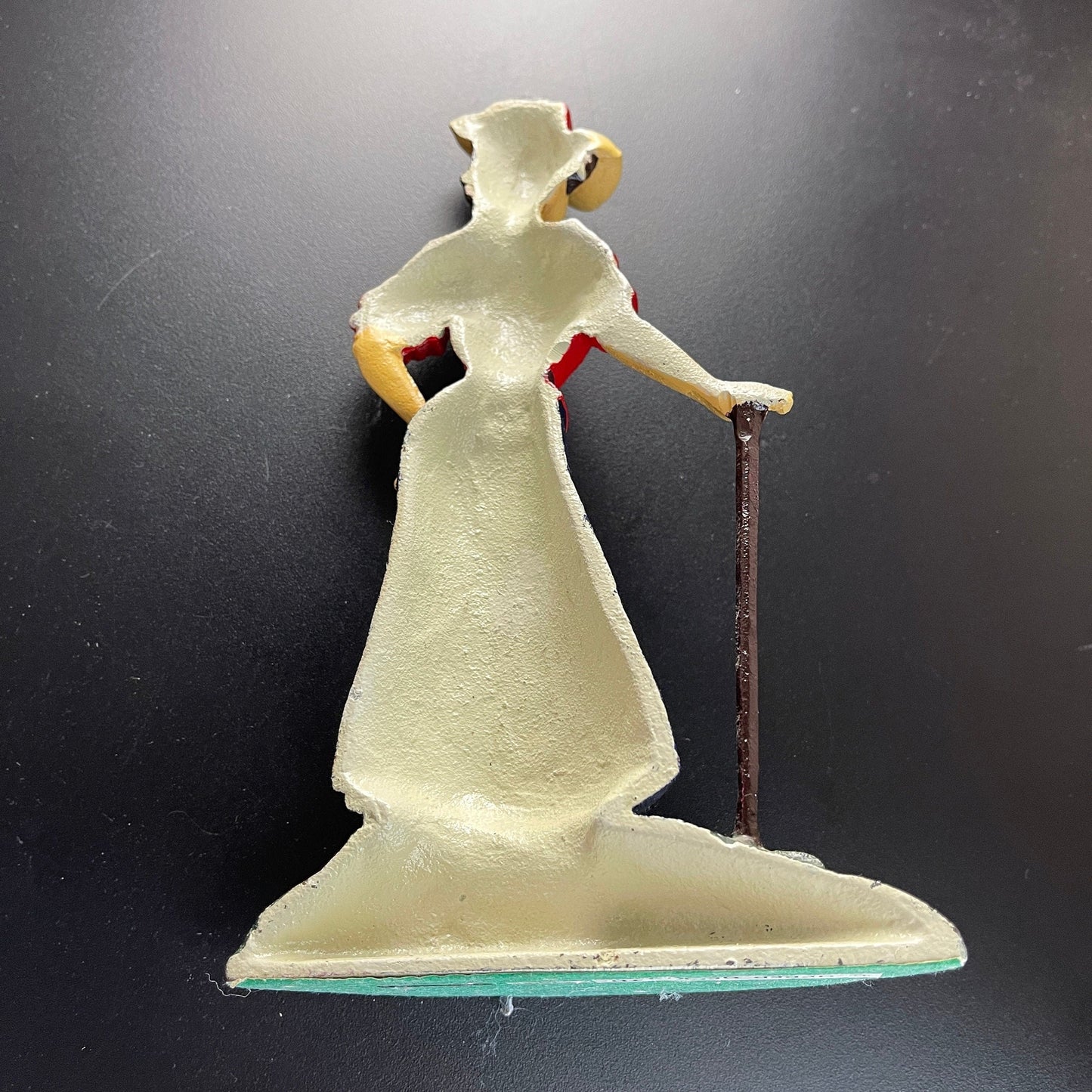 Upper Deck Victorian Era Lady Golfer Vintage 1990 Cast Iron Door Stopper