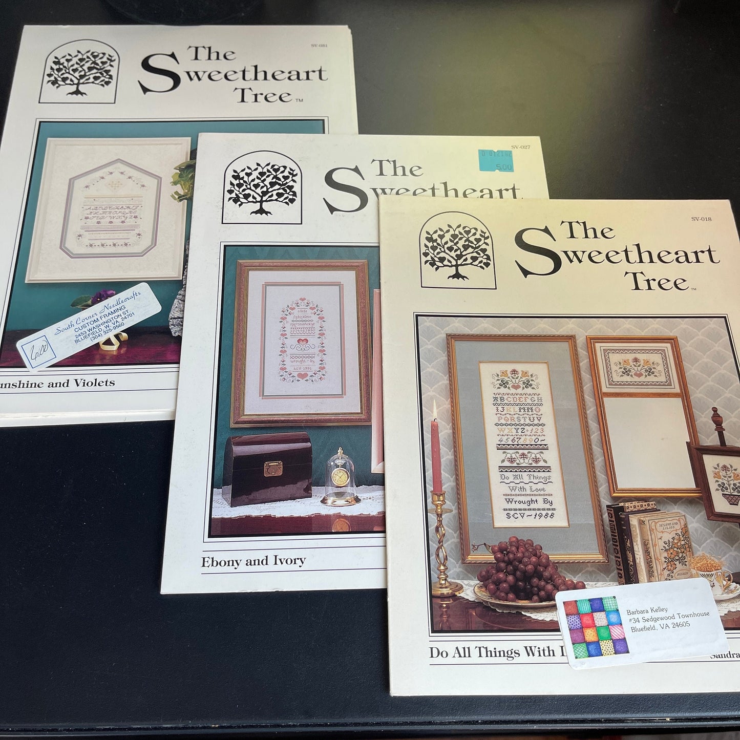 the Sweetheart Tree Choice of 3 Counted Cross Stitch Charts See Pictures and Variations*