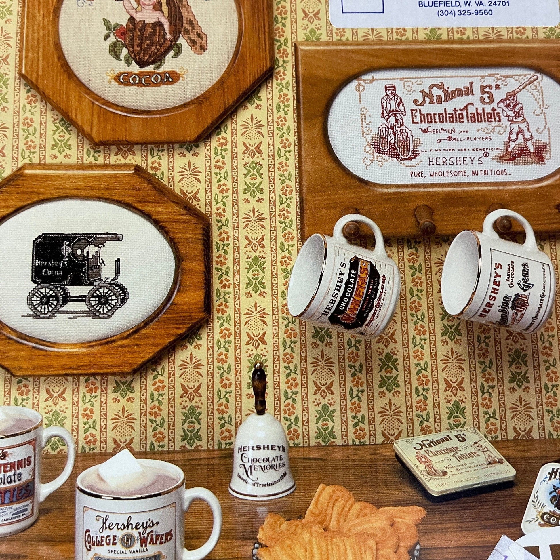 Makeit Chocolate Memories vintage 1983 counted cross stitch chart