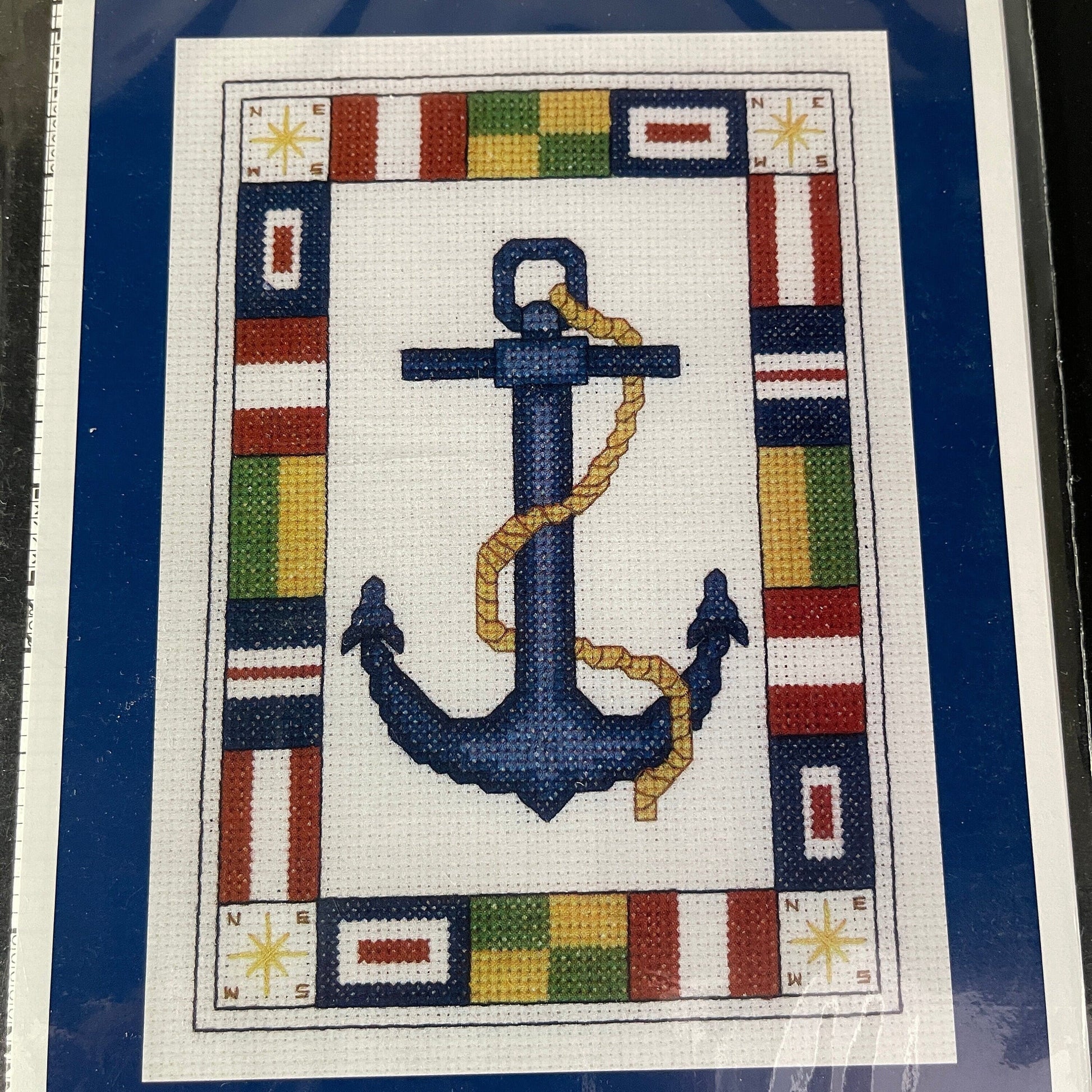 Bobbie G. Designs Set of 2 Sail Boat SB803 and Anchor AC803 counted cross stitch charts