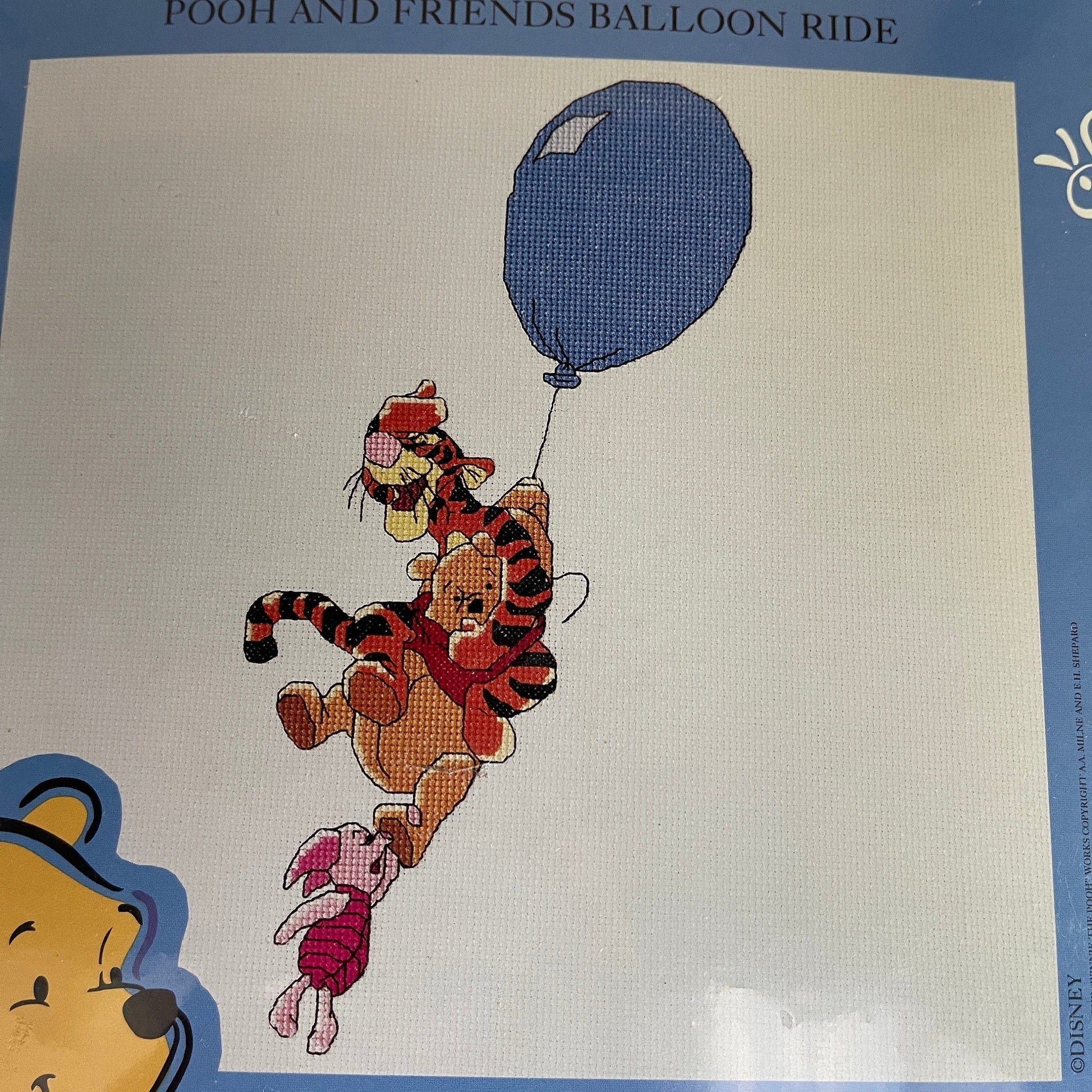 Symbol of Excellence Pooh and Friends Balloon Ride 340022 counted cross stitch kit