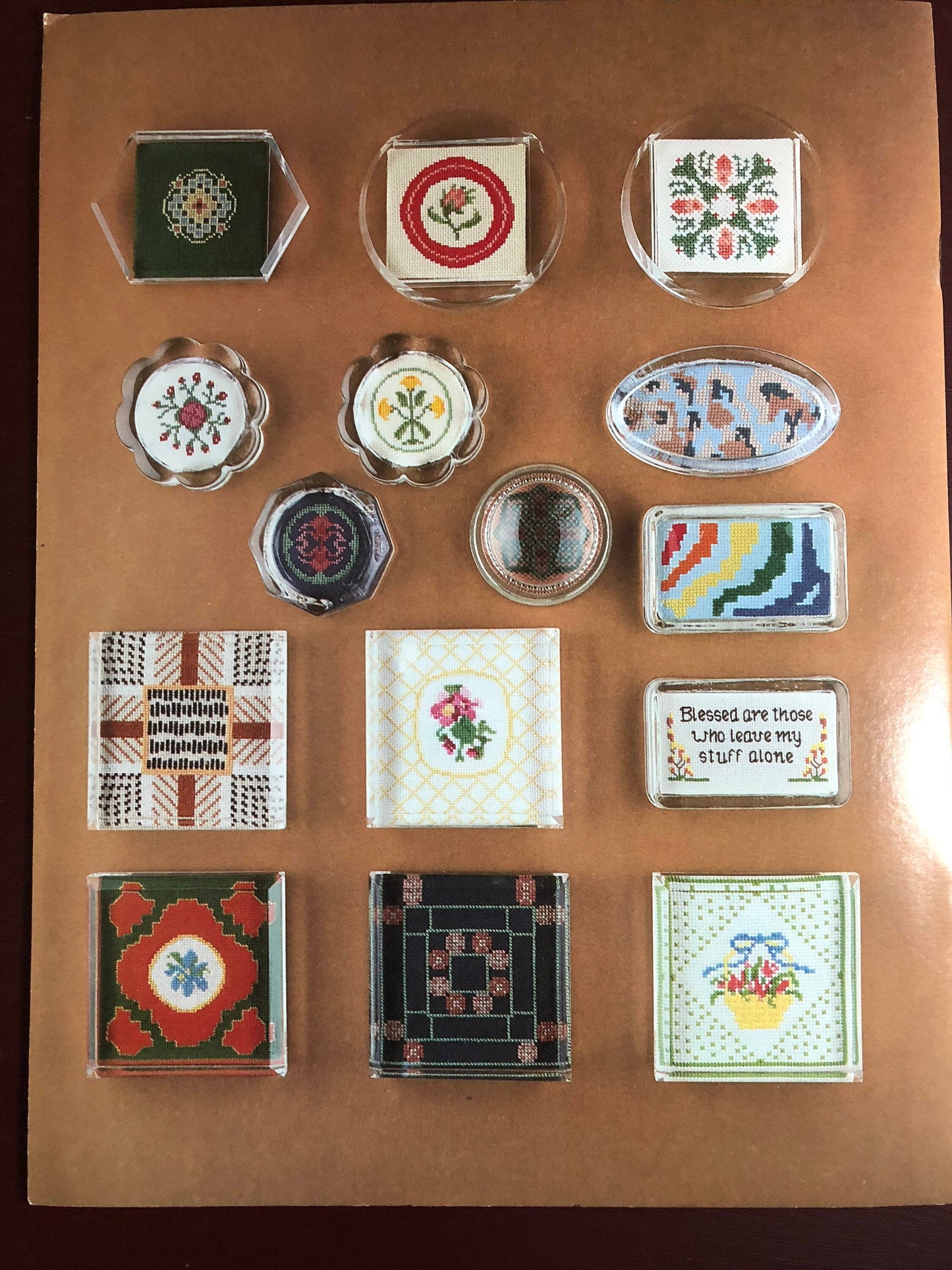 June Grigg designs, Plain and Fancy Paperworks, Book 10, Vintage, 1981, Counted Cross Stitch Chart