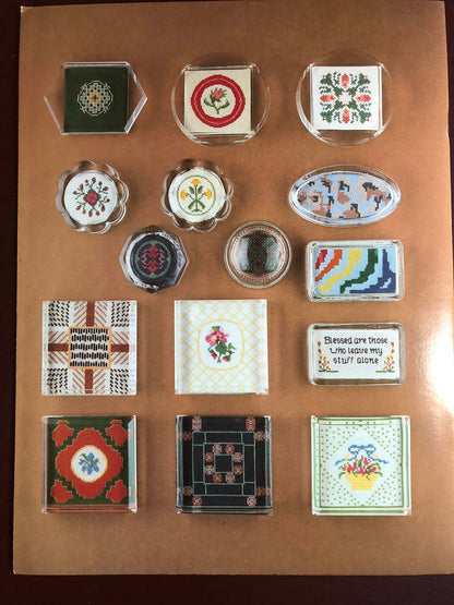 June Grigg designs, Plain and Fancy Paperworks, Book 10, Vintage, 1981, Counted Cross Stitch Chart