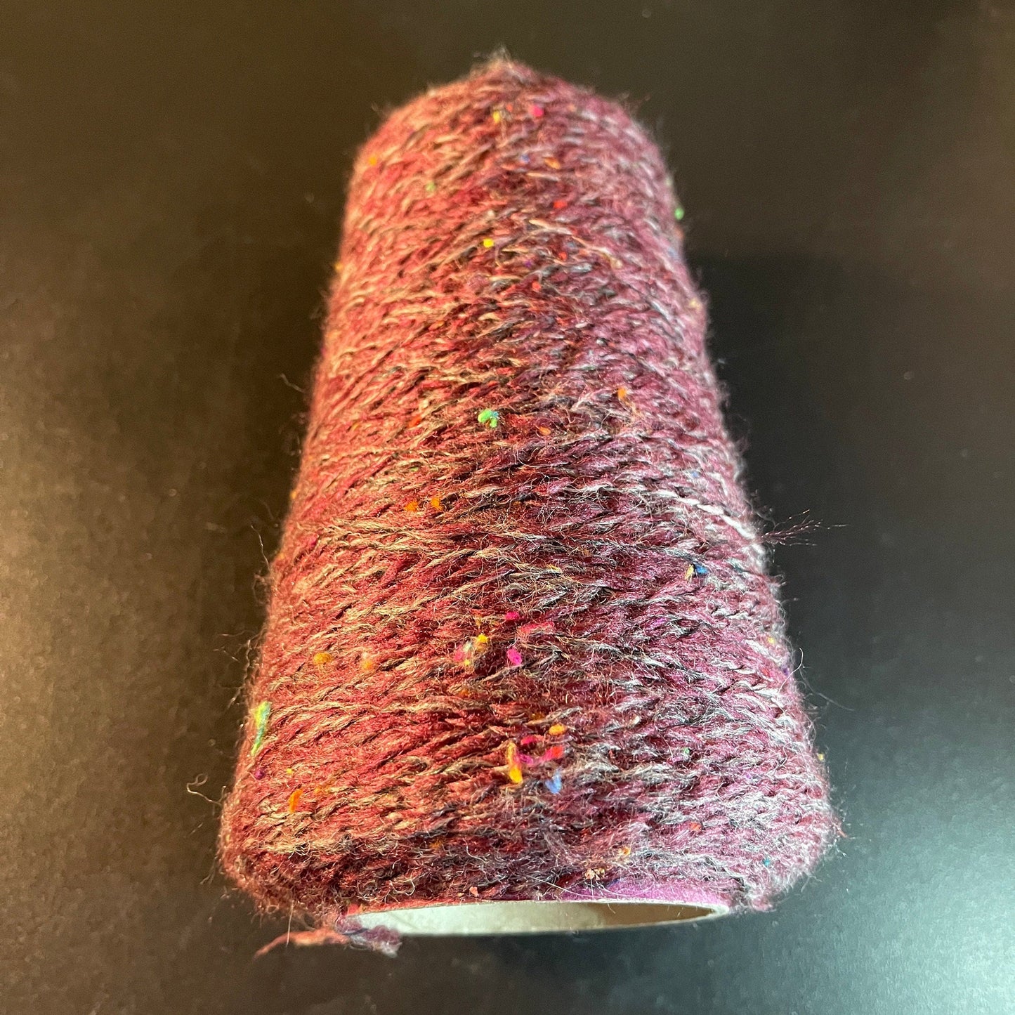 Cone of Burgundy Yarn see pictures and description*