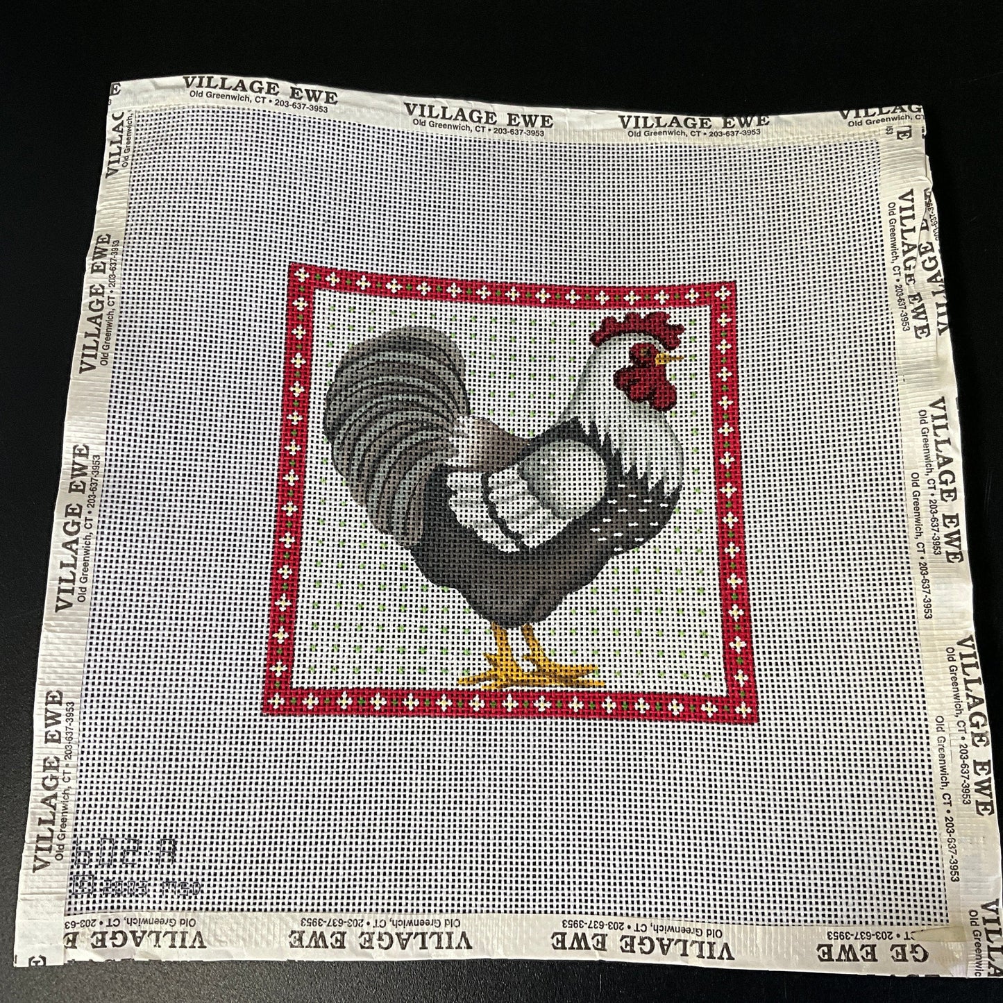 Ravishing Roosters choice hand painted needlepoint canvases5 by 5 inches see pictures and variations*