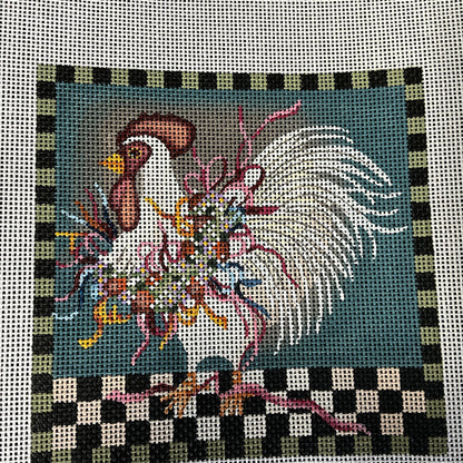 Ravishing Roosters choice hand painted needlepoint canvases5 by 5 inches see pictures and variations*