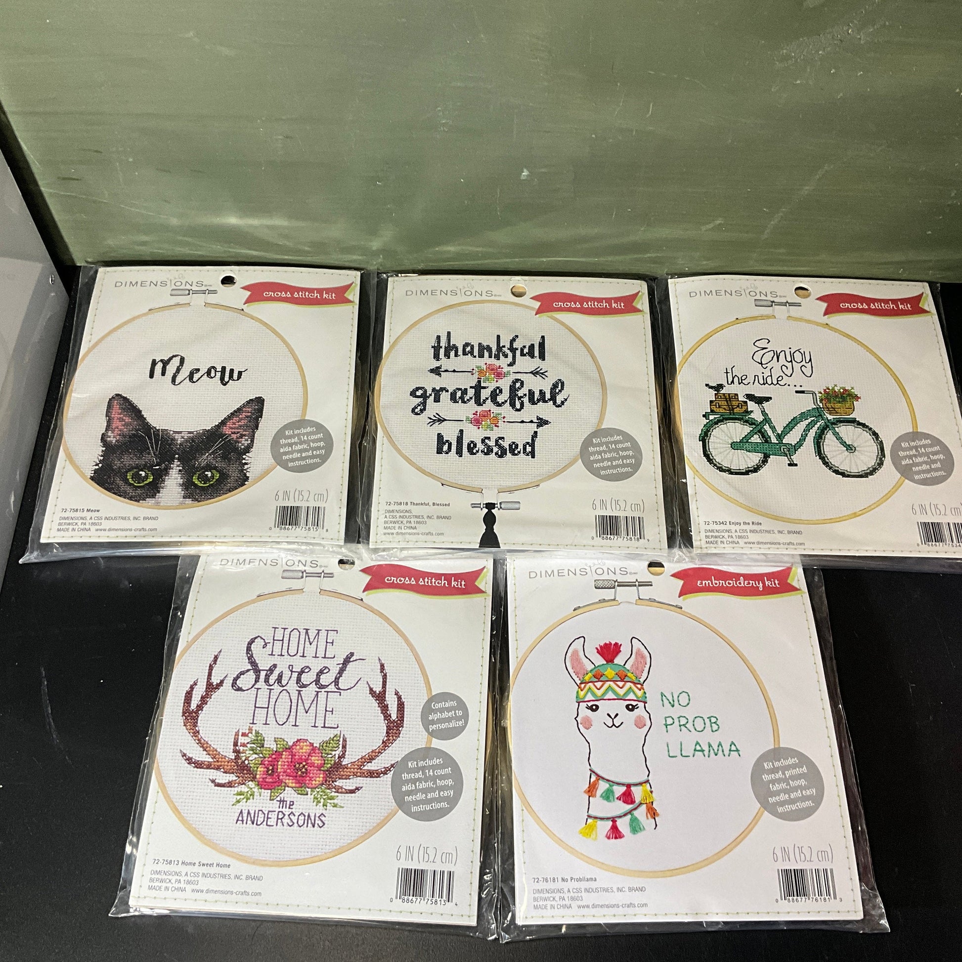 Dimensions choice cross stitch or embroidery kits with finishing hoops included see pictures and variations*