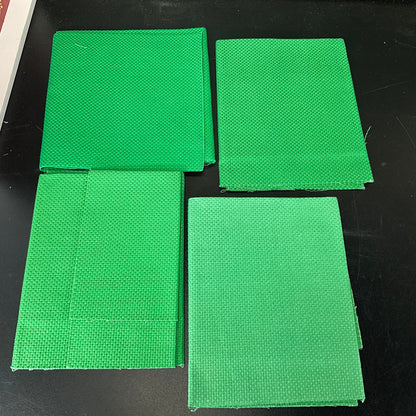 AIDA 14 count green shades variety lot 4 12 by 18 inch pieces