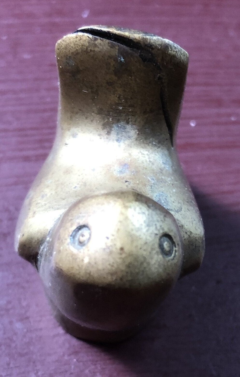 Small Brass, Baby Birdy, Figurine, approx. 1 1/8 by 1 1/8 Inch