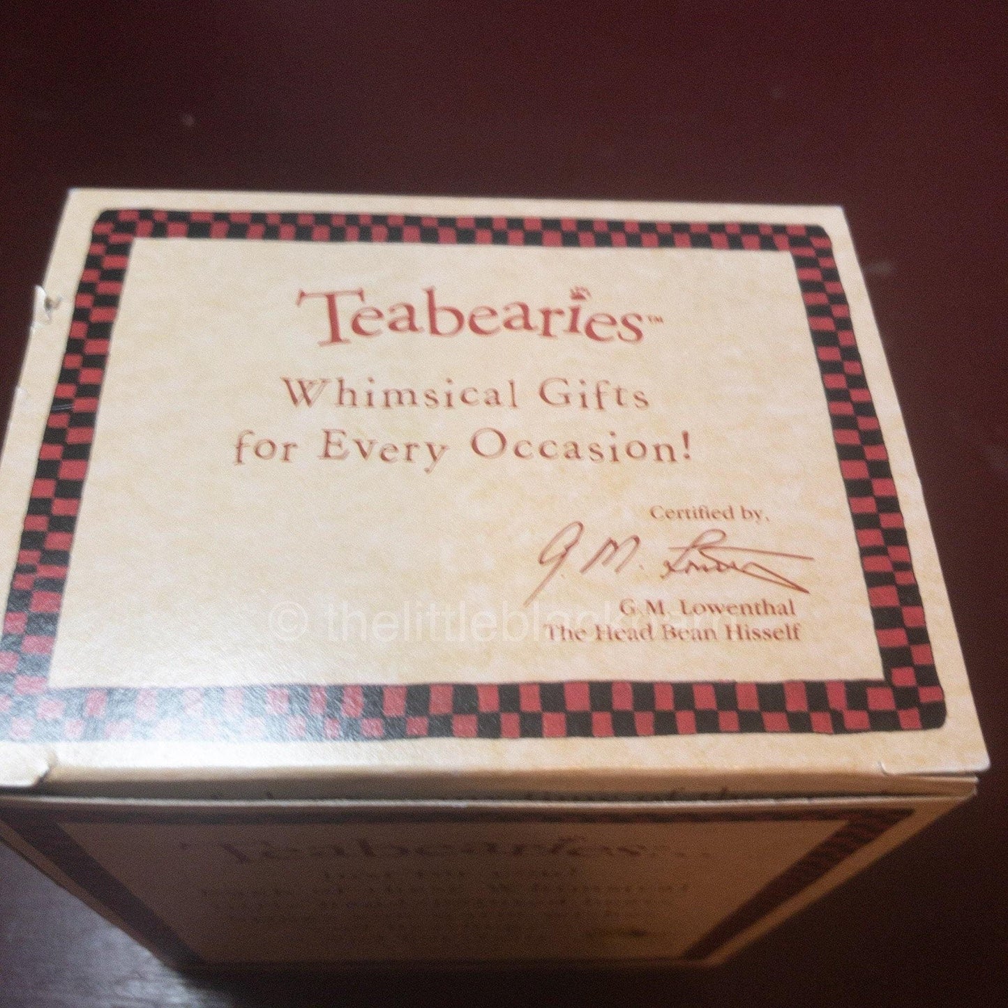 Teaberries, by Boyds Bears, Keep Your Chin Up, Figurine, NIB