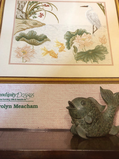 Serendipity Designs, Set of 3 Charts, Harmony, Cherry Blossoms, Lotus Pond, Fragrant Camellas, Vintage 1991*