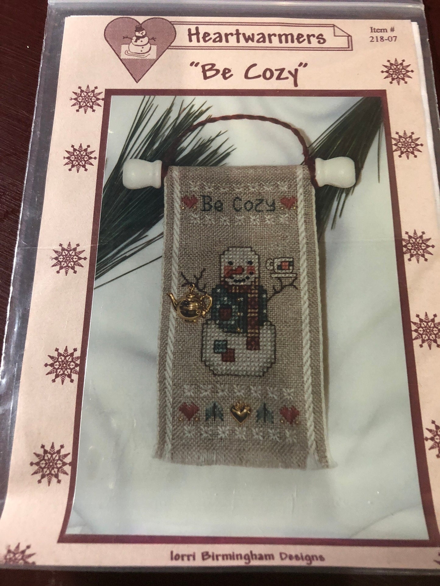 Lorri Birmingham Heartwarmers, Choice of 5 Vintage 1997 Counted Cross Stitch Charts with Embellishments Included*