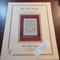 The Silk Sampler, The Needle&#39;s Prayer, Vintage 1991, OOP, Counted Cross Stitch Chart