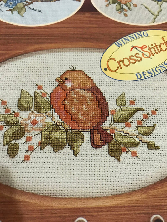 the Needlecraft Shop Baby Birds vintage counted cross stitch design booklet