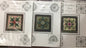 Kimberly Krum Design Floral Block One Two and Three a cross stitch pattern set of three (3)