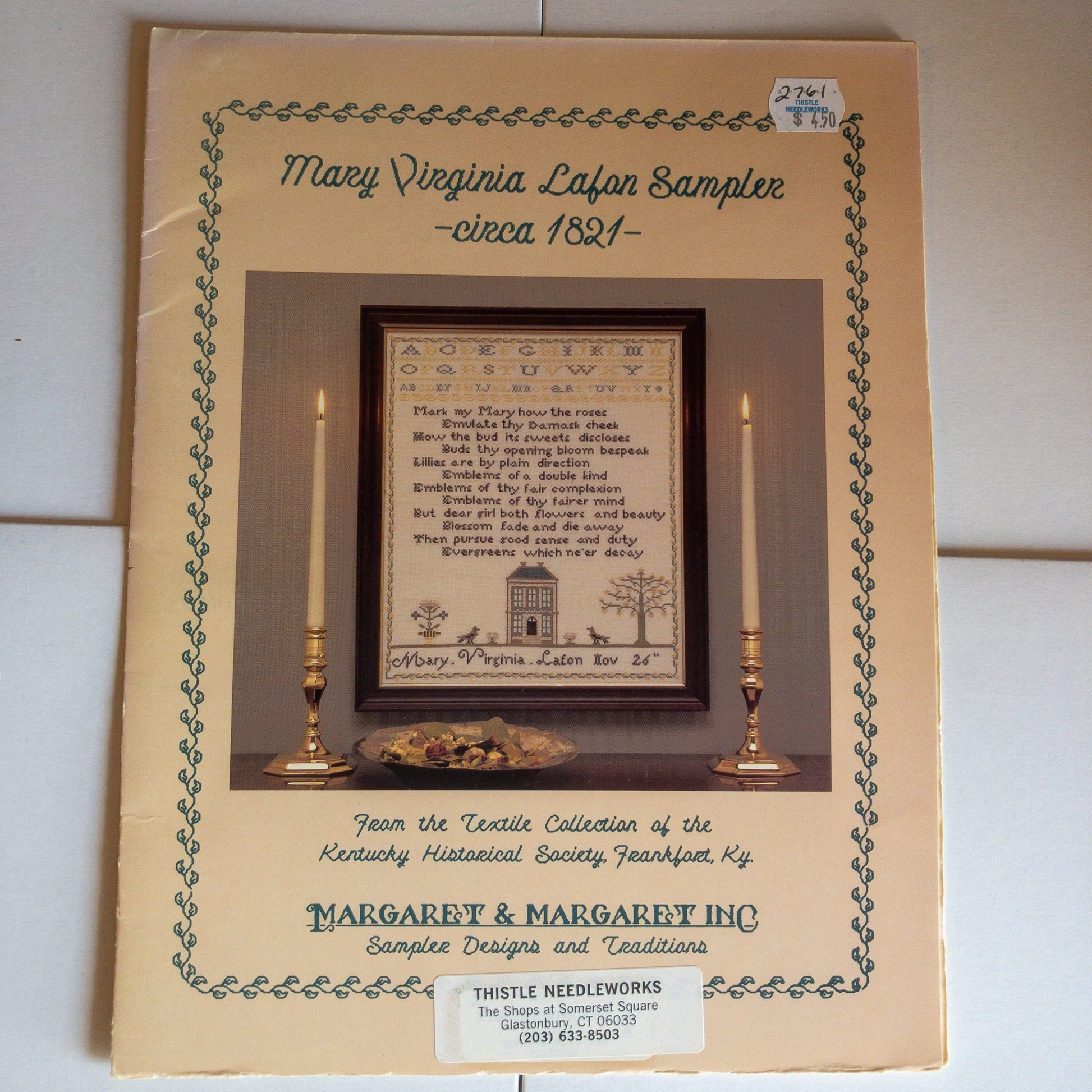 Margaret & Margaret, Set of 3, Vintage 1980s, Counted Cross Stitch Charts*