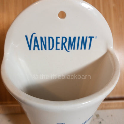 Vandermint Liqueur, Advertising, Wall Pocket, Vintage Collectible