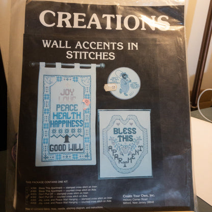 Creations, Don&#39;t Put Off, Vintage Counted Cross Stitch On Aida Fabric, Kit