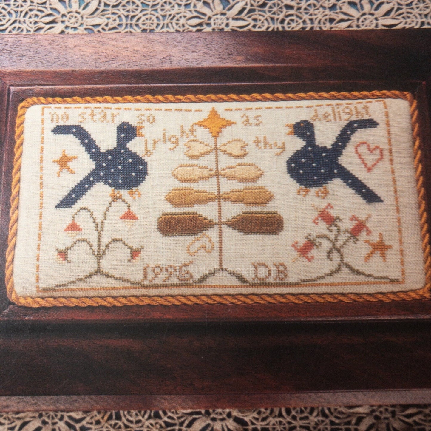 No Star So Bright, by Dawn Bradford, Sheepish Designs, Vintage 1996, Counted Cross Stitch*