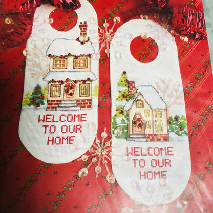 Something Special, Welcome to Our House, Set Of 2, Vintage 1991, Counted Cross Stitch Kits*