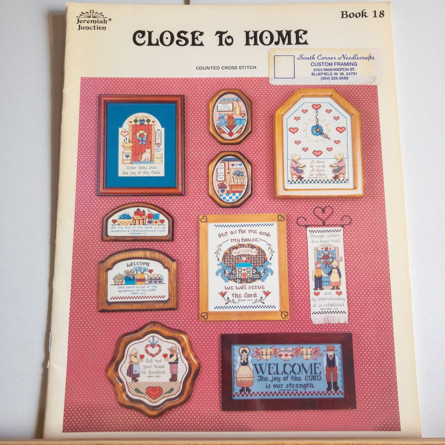 Jeremiah Junction,Close To Home, Book 18, Vintage 1988, Counted Cross Stitch Chart