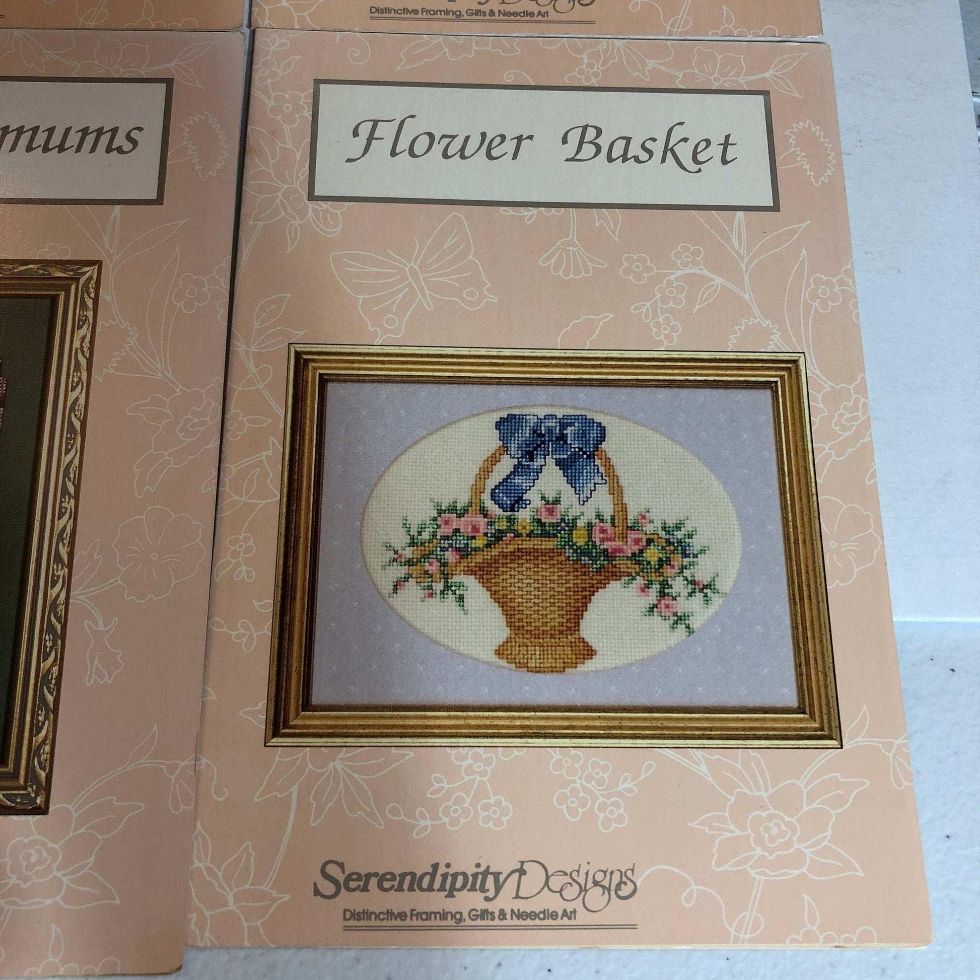 Serendipity Designs, Set Of 4, Vintage 1990, Counted Cross Stitch Chart*