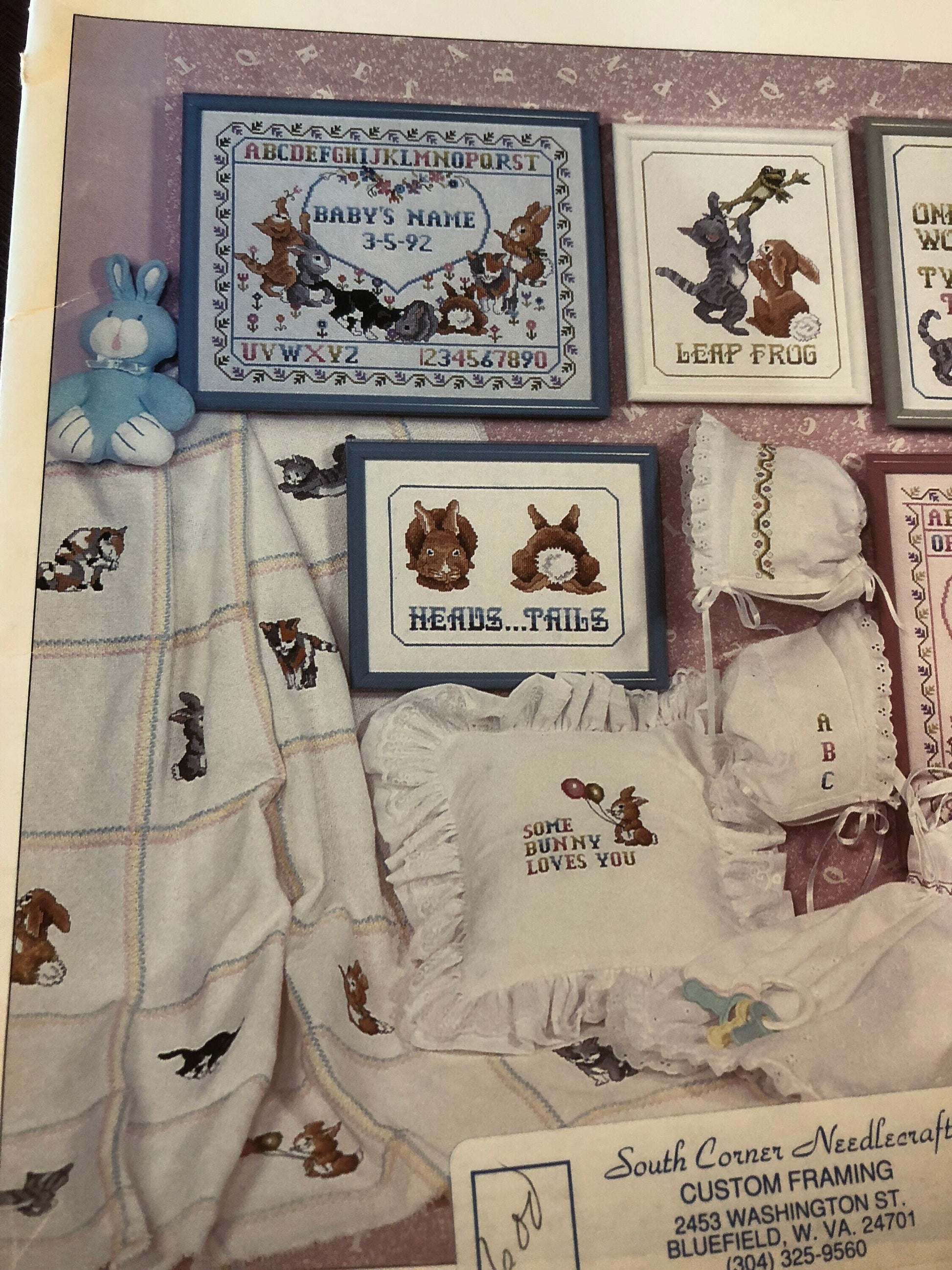 Ginger & Spice, Little Ones, 9203, Vintage 1991, Counted Cross Stitch Pattern Book