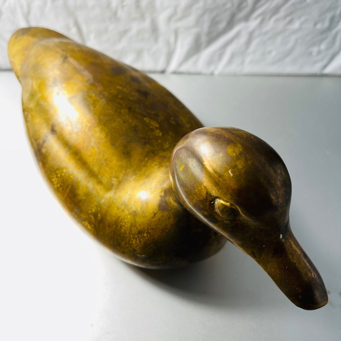 Heavy Brass Duck Figurine