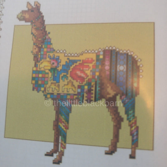 Vickery Collection, Llama Parade, Counted Cross Stitch Chart