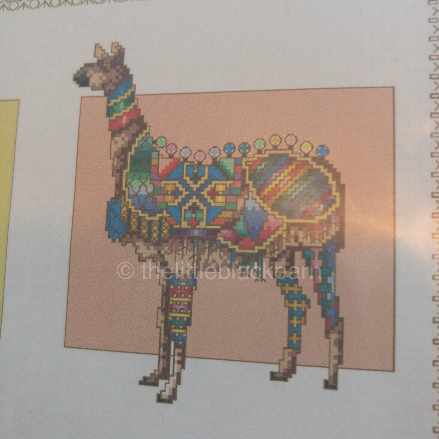 Vickery Collection, Llama Parade, Counted Cross Stitch Chart