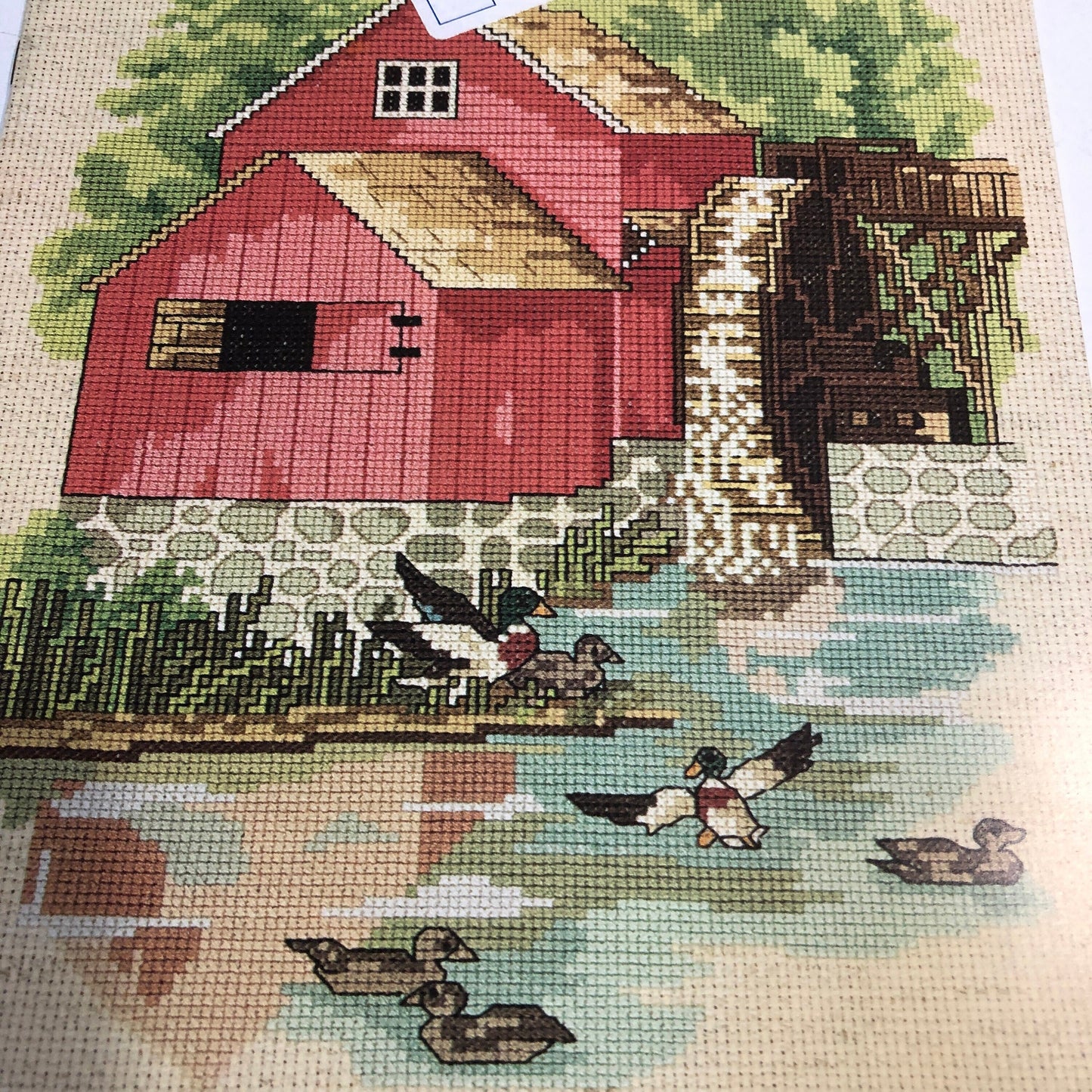 Gloria & Pat, Red Farm Studios, It&#39;s Duck Season, Vintage 1982, Counted Cross Stitch Chart