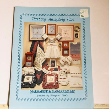 Margaret & Margaret, Nursery Sampling One, Vintage 1989, Counted Cross Stitch Chart