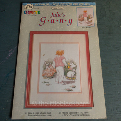 Color Charts, Julia&#39;s g.a.n.g. Travel Size Counted Cross Stitch Chart