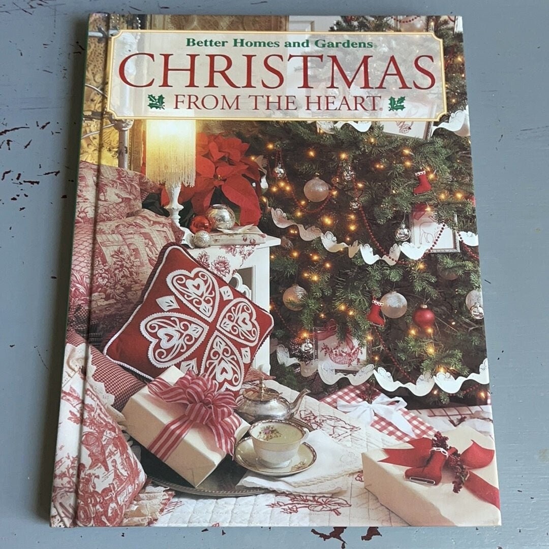 Better Homes and Gardens Christmas From The Heart 2000 & 2001 Hardcover Crafting Books