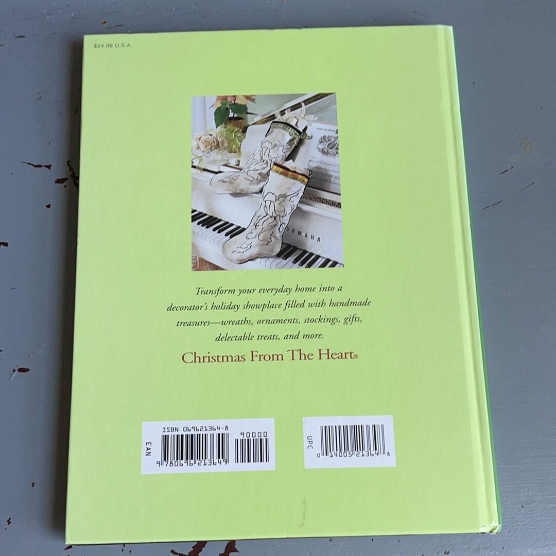 Better Homes and Gardens Christmas From The Heart 2000 & 2001 Hardcover Crafting Books