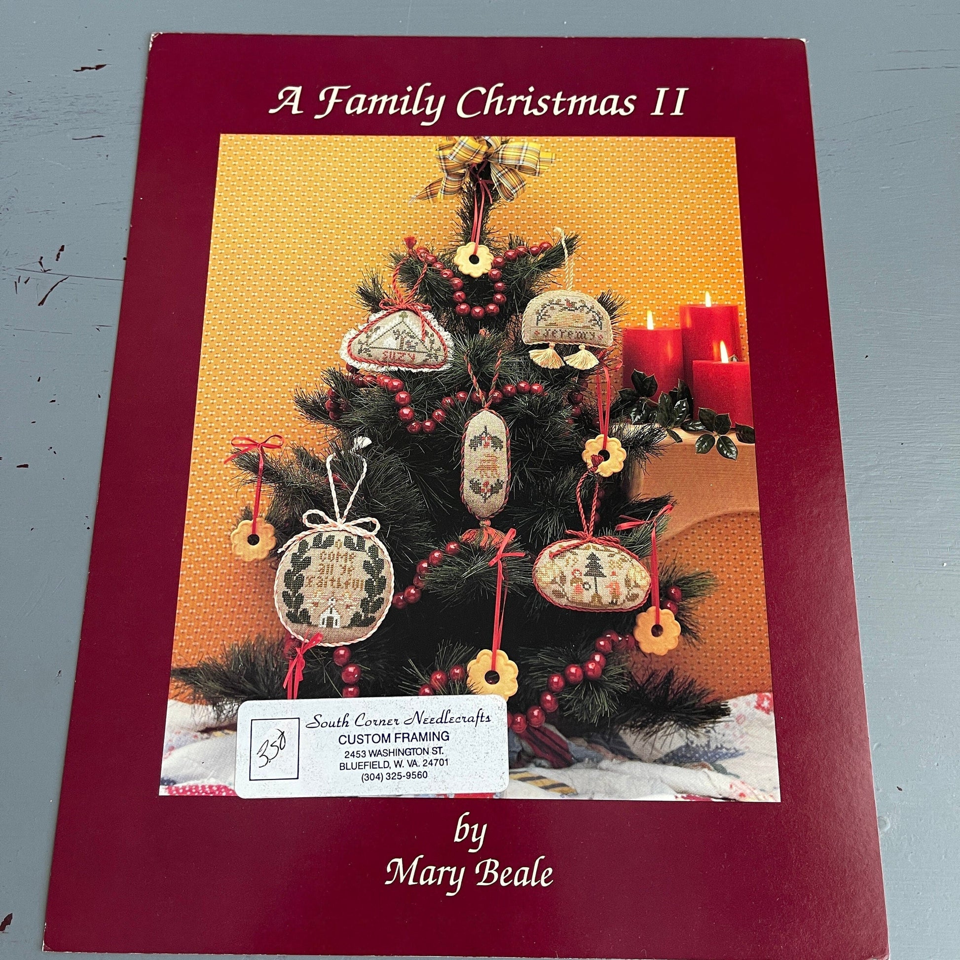 Mary Beale A Family Christmas II Vintage 1988 Counted Cross Stitch Chart