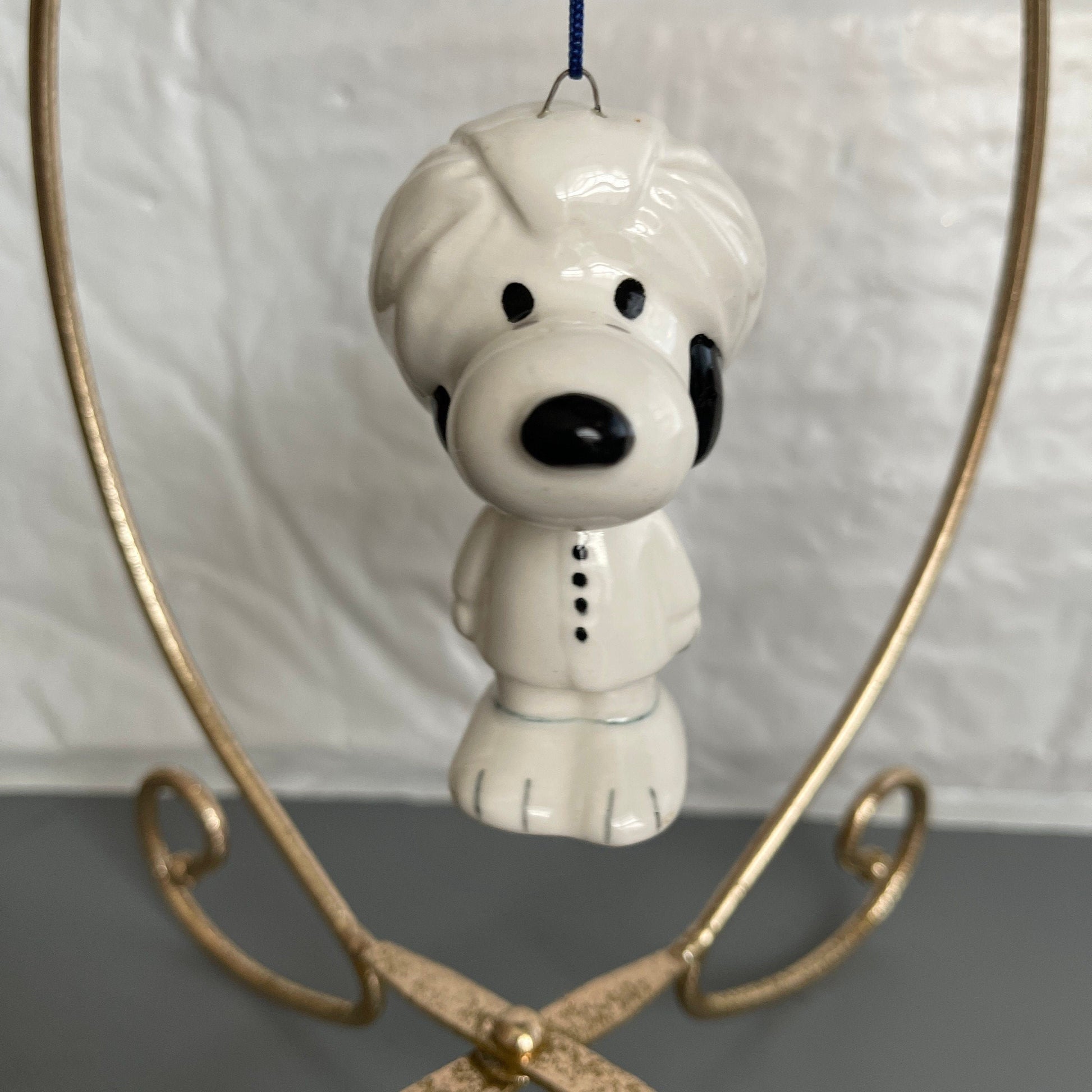 Snoopy Wearing A Towel As A Turban Vintage Peanuts Gang Ornament