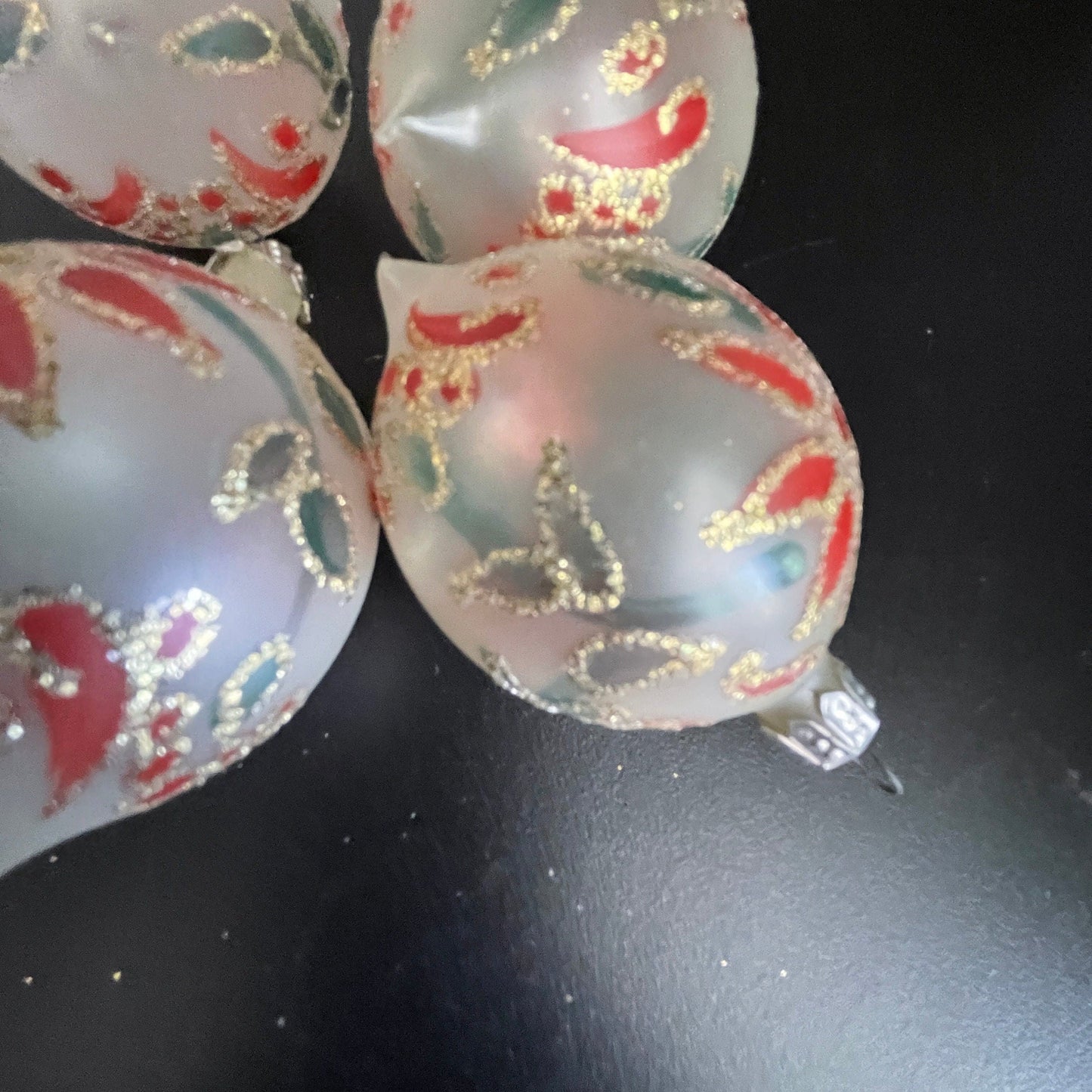 Precious painted glass ball 1.5 inch Christmas ornaments choice of sets see pictures and variations*