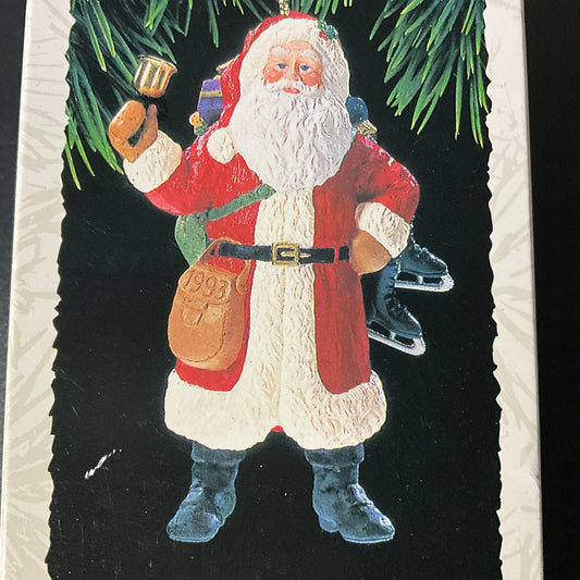 Hallmark Merry Olde Santa #4 Dated 1993 Keepsake ornament QX4842 Collector&#39;s Series