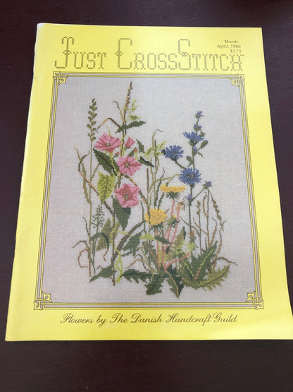 Just Cross Stitch Magazine 1986, 6 Issues, See Description*