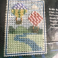 June Grigg Designs Inc Balloons cross stitch bookmark kit