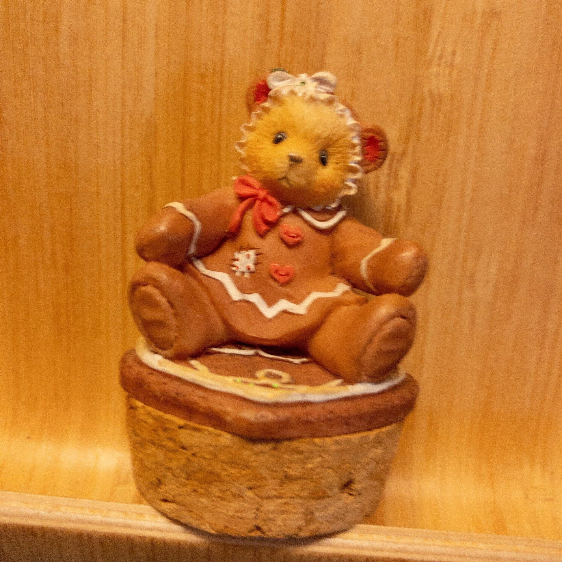 Little Baby Girl, Teddy Bear, Cork Bottle Stopper, with Nice Details