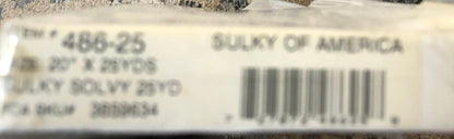 Sulky Of America, Sulky Solvy, Size 20 Inches By 25 Yards, 486-25 Stabilizer